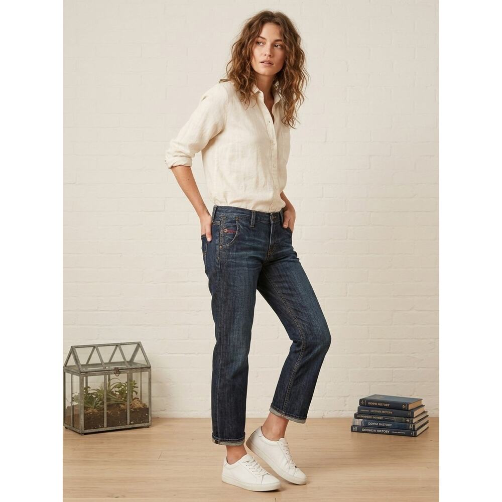 Gap 1969 Limited Edition Straight Leg Jeans Women’s 4R Dark Wash 2008 Y2K